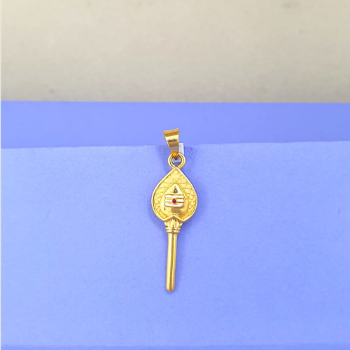 22KT GOLD VEL PENDANT 