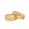 22KT GOLD WAVY WOMEN BANGLE