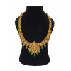 22KT Gold Lakshmi Peacock Long Chain 