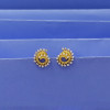 22KTGOLD SPIRAL STUDS FOR WOMEN 