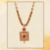 22KT Gold Antique Stone Necklace 22KT Gold Antique Stone Necklace