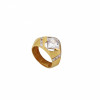 22KT Gold  Zircon Ring For Men