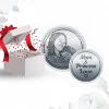Double Sided Photo Engraved 999KT 5gm Silver Coin Double Sided Photo Engraved 999KT 5gm Silver Coin