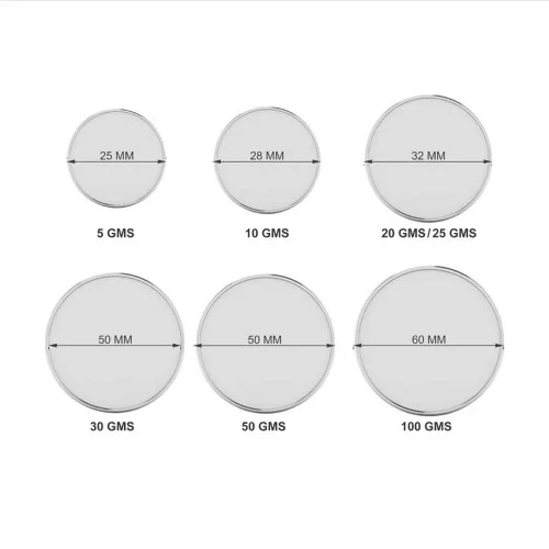 Double Sided Photo Engraved 999KT 5gm Silver Coin