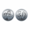 Double Sided Photo Engraved 999KT 50gm Silver Coin