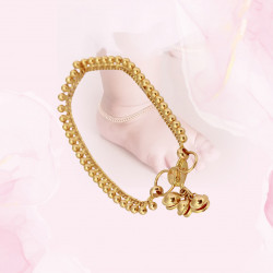 22KT Gold Kid's Anklet
