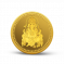 LORD GANESHA 24K (999.9) 2 GM GOLD COIN

