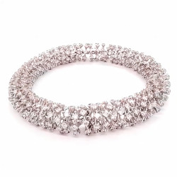 18Kt Rose Gold Diamond Women's Bangle