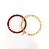 22kt Inter color changeable Gold Flower pattern Bangles