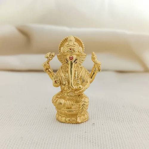 22KT Gold Pooja Idol Vinayager