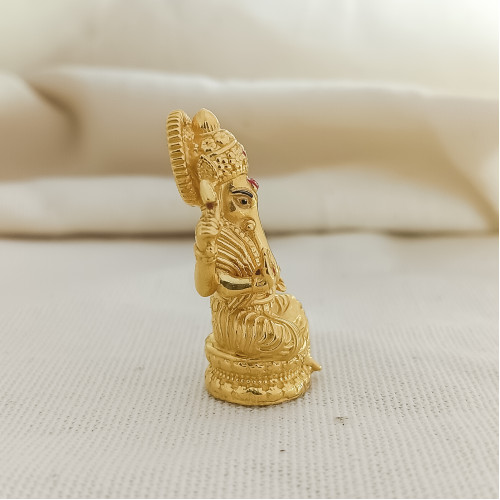 Shop Exquisite 22kt Gold Pooja Idol Vinayager by Yeloo