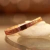22KT Gold Aranya Woven Bracelet