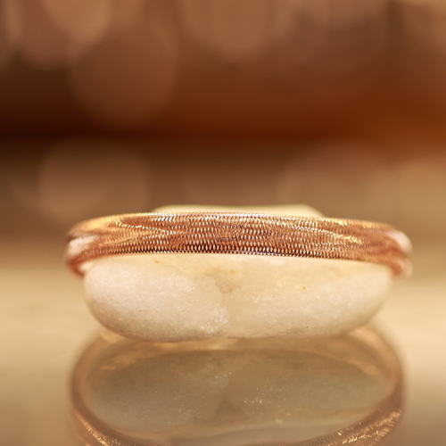 22KT Gold Aranya Woven Bracelet