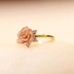  22KT Rose Bloom Gold Ring
