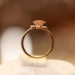  22KT Rose Bloom Gold Ring