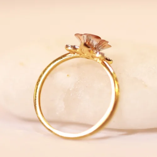 22KT Rose Bloom Gold Ring