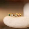 22KT Gold Aurora Harmony Gem Band