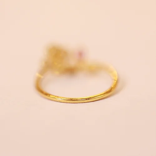 22KT GemBloom Harmony Gold Ring