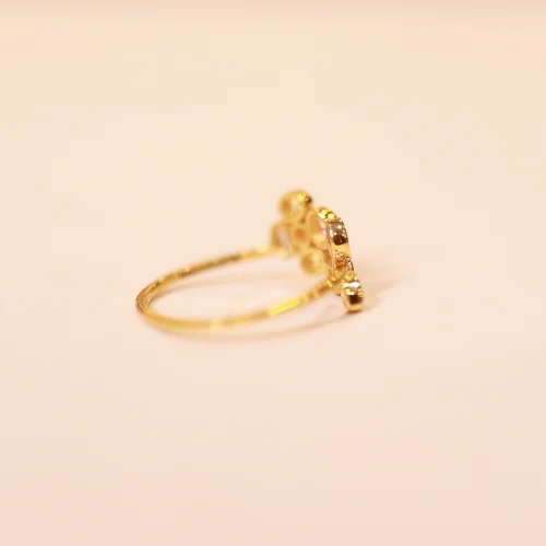 22KT GemBloom Harmony Gold Ring