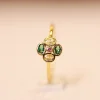 22KT Gold Elysian Bloom Ring