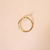 22KT Gold Radiant Loop Ring