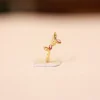 22KT Gold Radiant Loop Ring