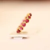 22KT Gold Crimson Orbit Ring 22KT Gold Crimson Orbit Ring