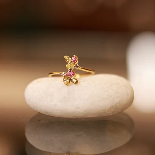 22KT Gold FloraTwist Ring 22KT Gold FloraTwist Ring