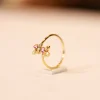 22KT Gold FloraTwist Ring