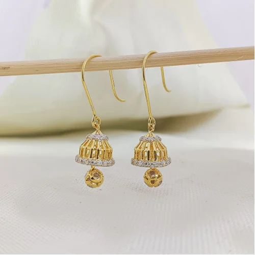 18KT Gold Kids Heart Earring-Stud WNP240 | Shop Latest Baby Earrings from  Yeloo