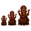 22KT Gold Lotus Ganesha Idols
