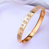 18KT Rose Gold Fancy Unique  Men's Kada