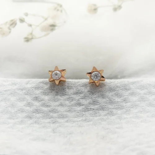 Star on sale stone earrings