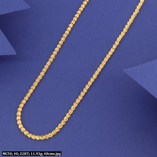 22KT GOLD CHAIN FOR MEN  