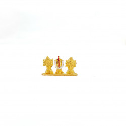 22Kt Gold Sangu, Chakram, Namam (Miniature)

