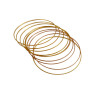 Buy  Best Gold Bangles Online | Beautiful 18KT Gold 6 Thin Bangles