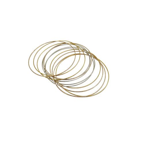 18KT Gold 18 Thin Bangles | Stylish and Elegant Gold Bangles