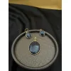 22KT Gold Sunstone Pendant Set
