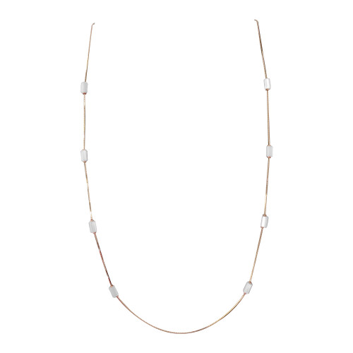 18KT Gold Mother of Pearl Chain