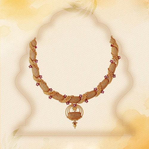 22KT Gold Beautiful Necklace