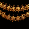 22kt Gold Traditional Peacock and Floral Necklace Set