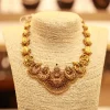 22KT Gold Lakshmi Vilas Temple Necklace