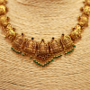 22KT Gold Divya Lakshmi Antique Temple Necklace