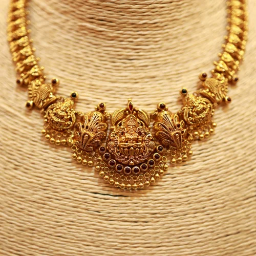 22KT Gold Tanirika –Temple Heritage Necklace 22KT Gold Tanirika –Temple Heritage Necklace