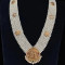 22KT Gold Grand Pearls Ram Parivar Haram
