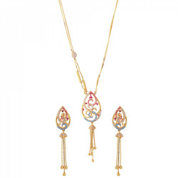 22KT Gold Fancy Pendant Set 22KT Gold Fancy Pendant Set