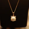18KT Gold Luna Pearl Pendant 18KT Gold Luna Pearl Pendant
