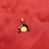 18KT Gold Lila Spark Enamel Pendant 18KT Gold Lila Spark Enamel Pendant