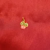18KT Gold Cupcake Charm Enamel Pendant 18KT Gold Cupcake Charm Enamel Pendant