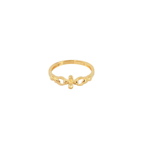 22KT Gold Flower Ring